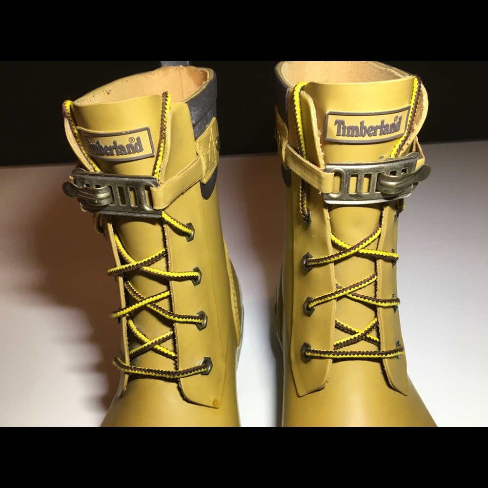Timberland Rain Rubber Ankle Boots Women's SZ US 9 - Picture 5 of 8